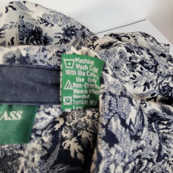 Lemon Grass Womens Tapestry Jacket Dark navy/white Size Large - Picture 9 of 10